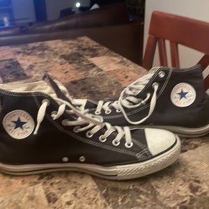 Black Hi Top Converse All Stars 11.5 Mens